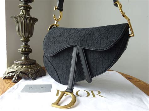 dior saddle bag black oblique|Dior saddle denim.